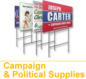personalized campaign supplies